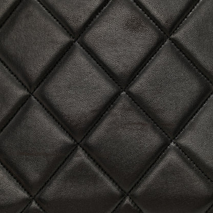 Chanel Lambskin Quilted Shoulder Bag Black 12 of 20