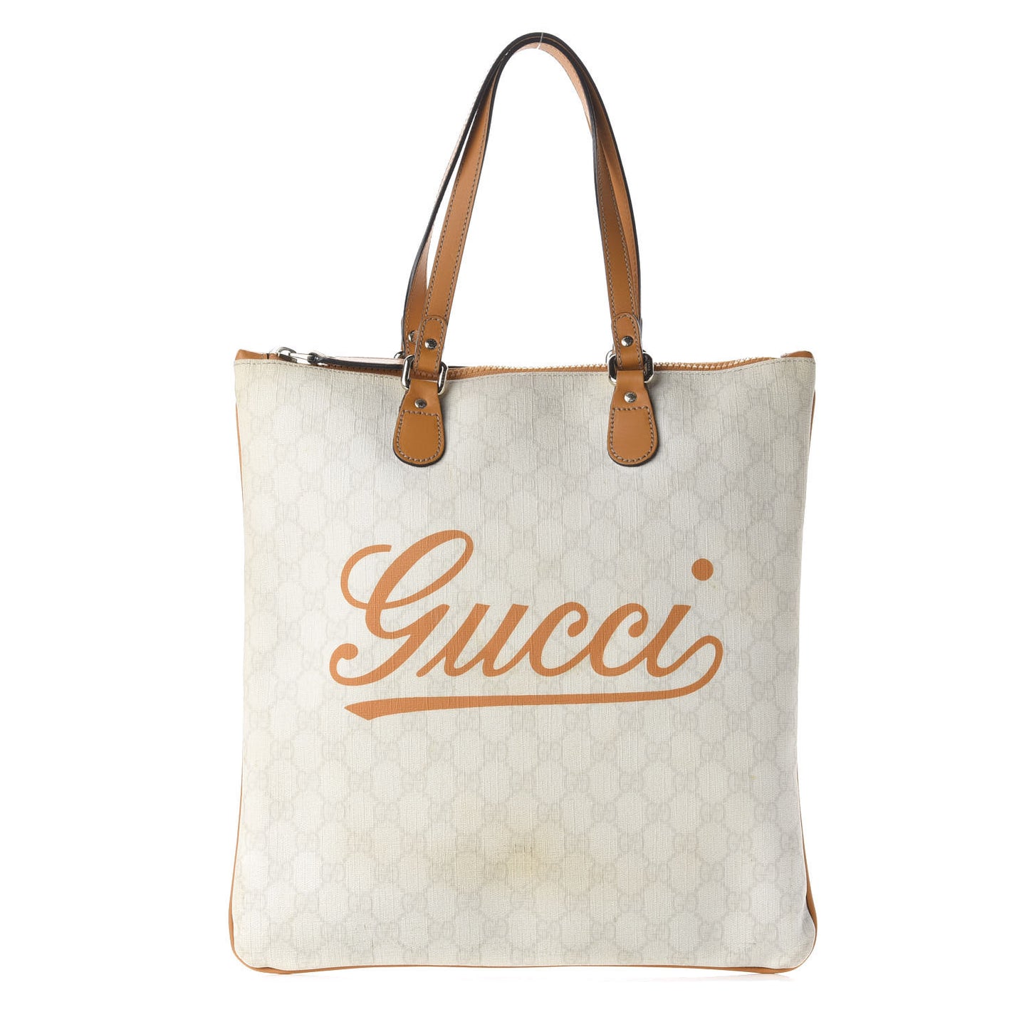 GG Plus Monogram Flat Tote Yellow