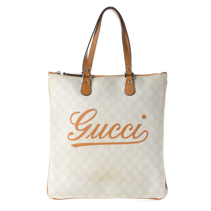 Gucci GG Plus Monogram Flat Tote Yellow 1 of 13
