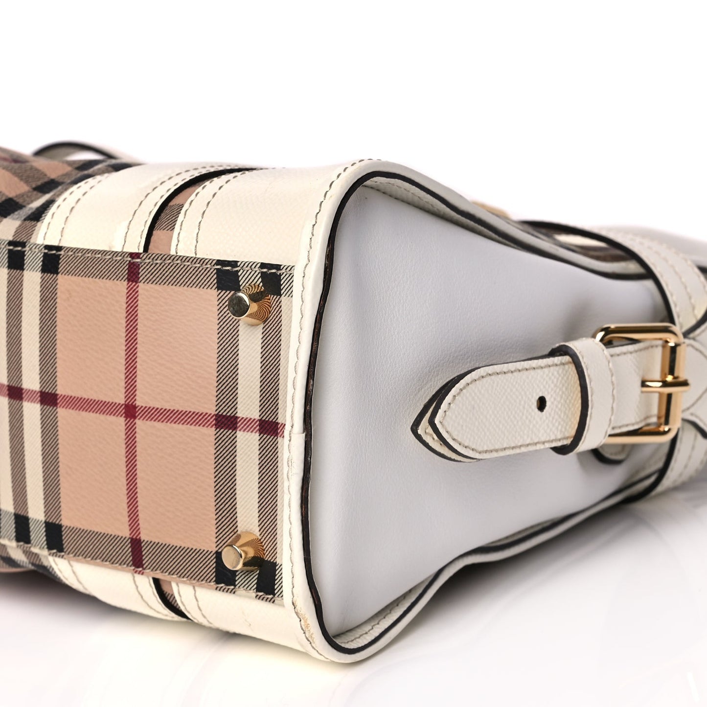 Haymarket Check Medium Minford Portrait Tote White
