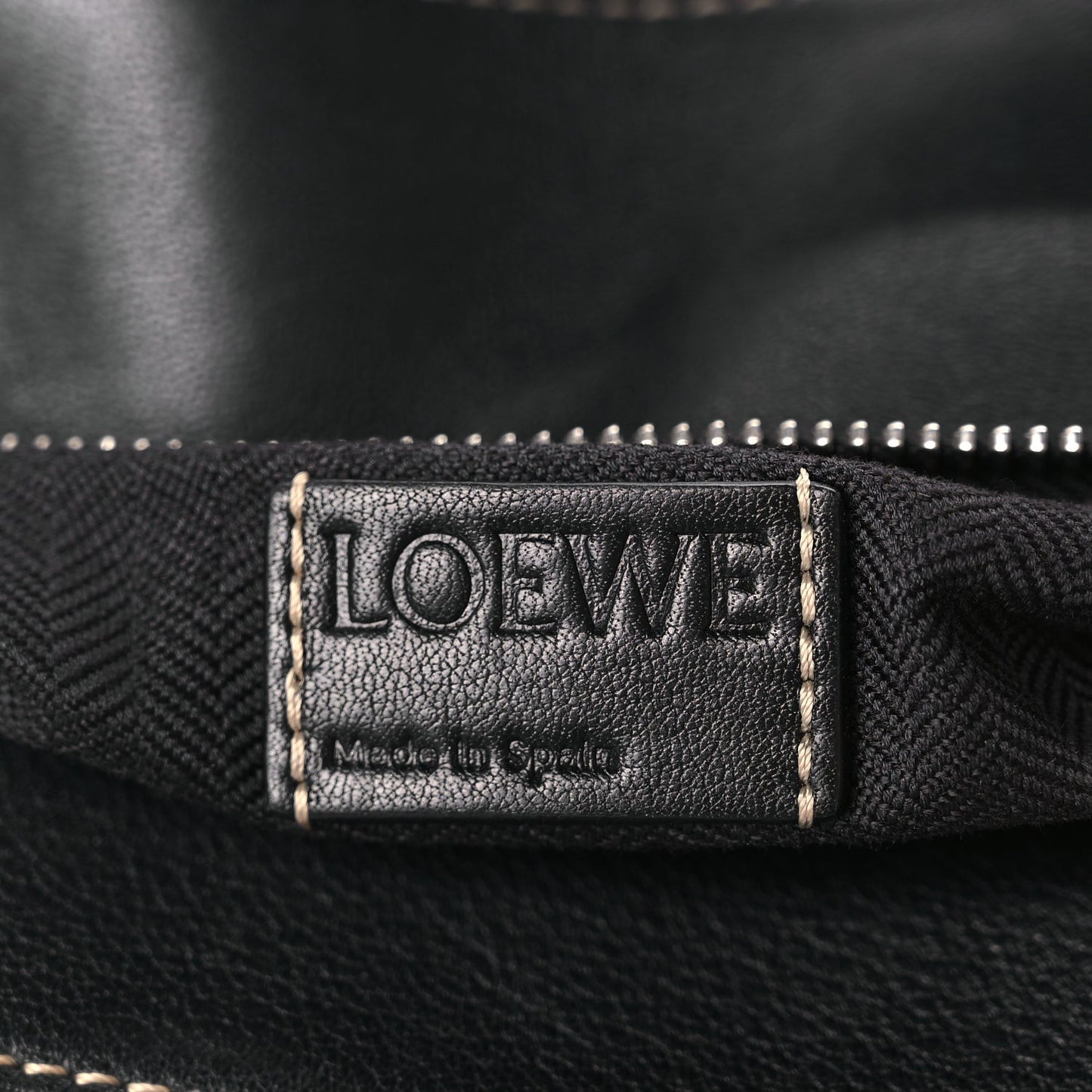 Calfskin Small Puzzle Bag Taupe Black