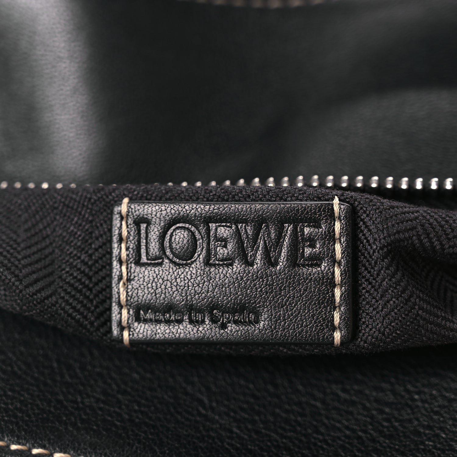 Loewe Calfskin Small Puzzle Bag Taupe Black 5 of 8