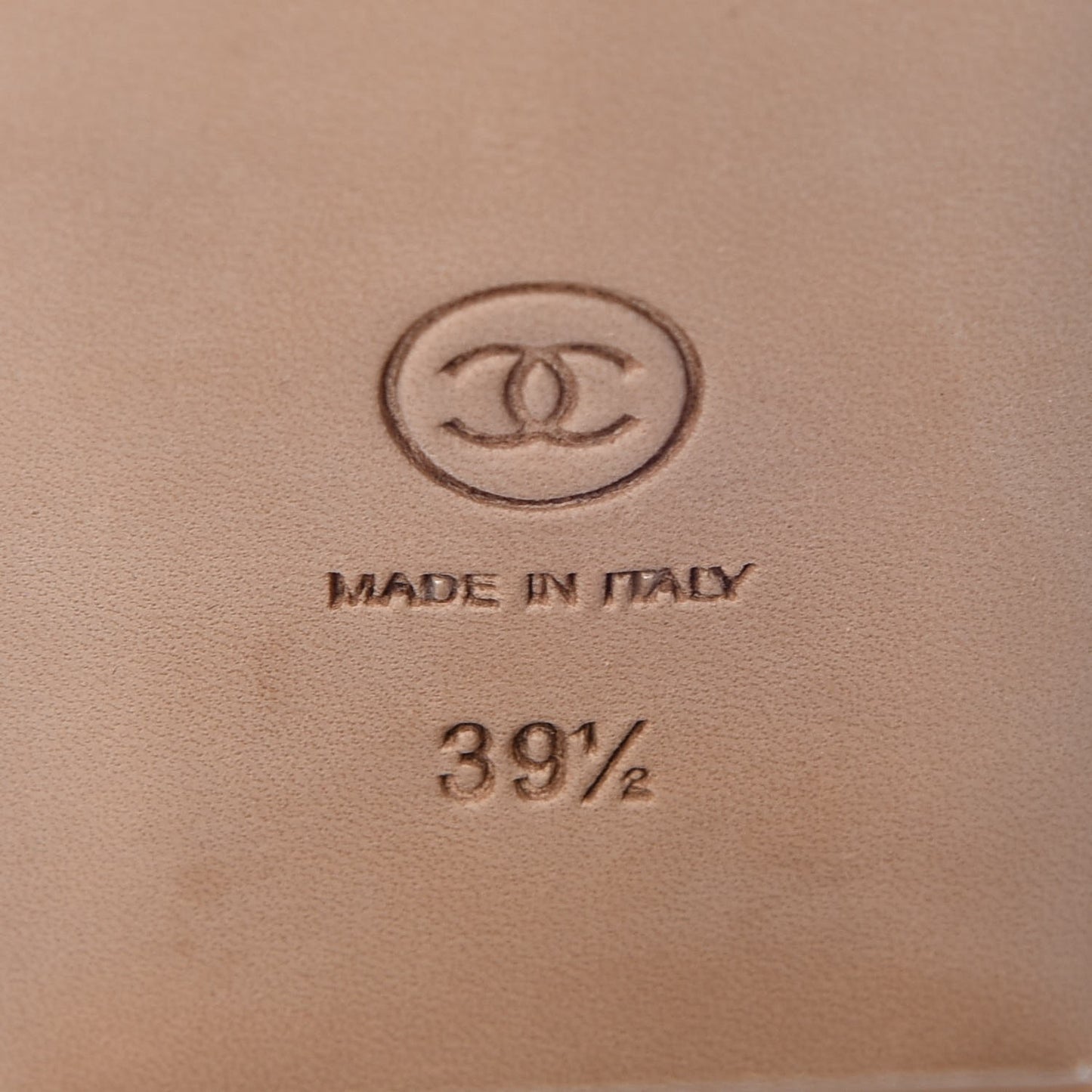 Suede Chain Around Elastic Boots 39.5 Light Brown