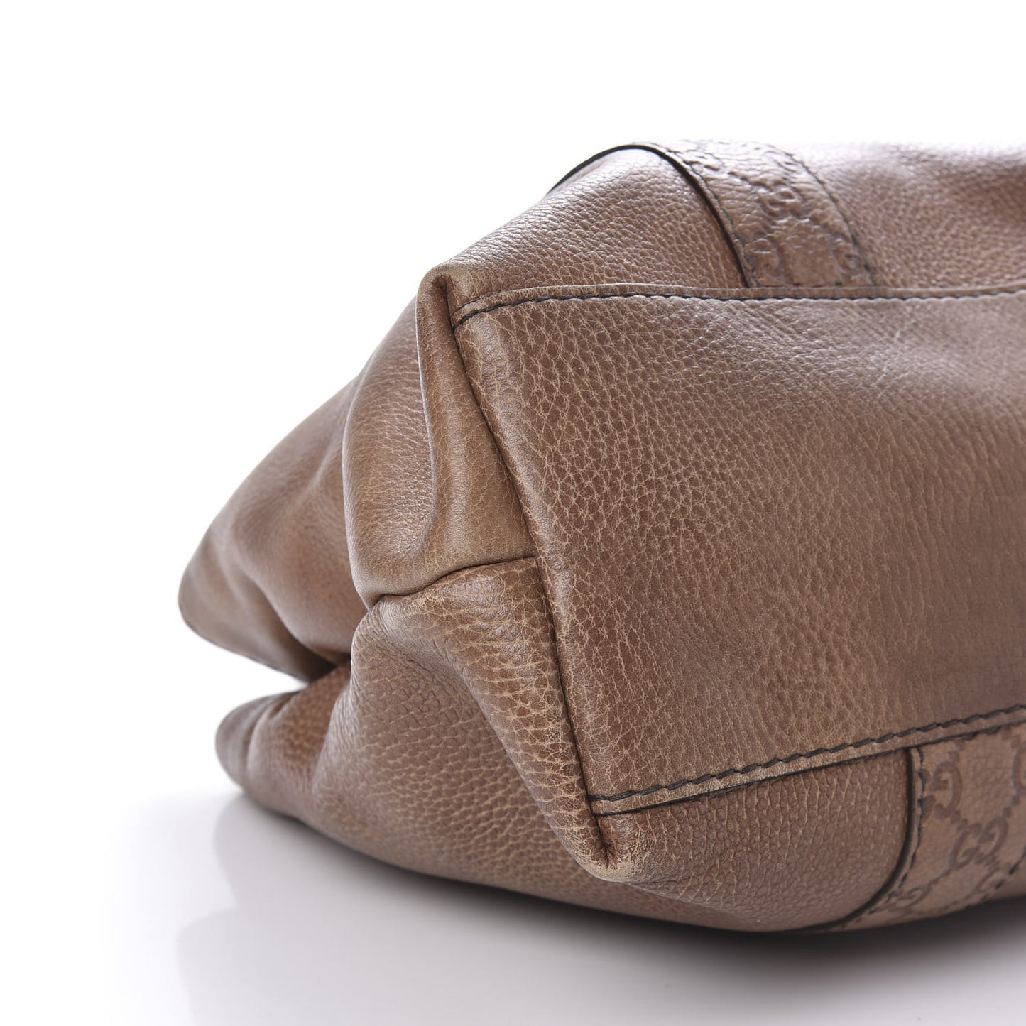 Calfskin Medium Bamboo Bar Tote Bag Brown