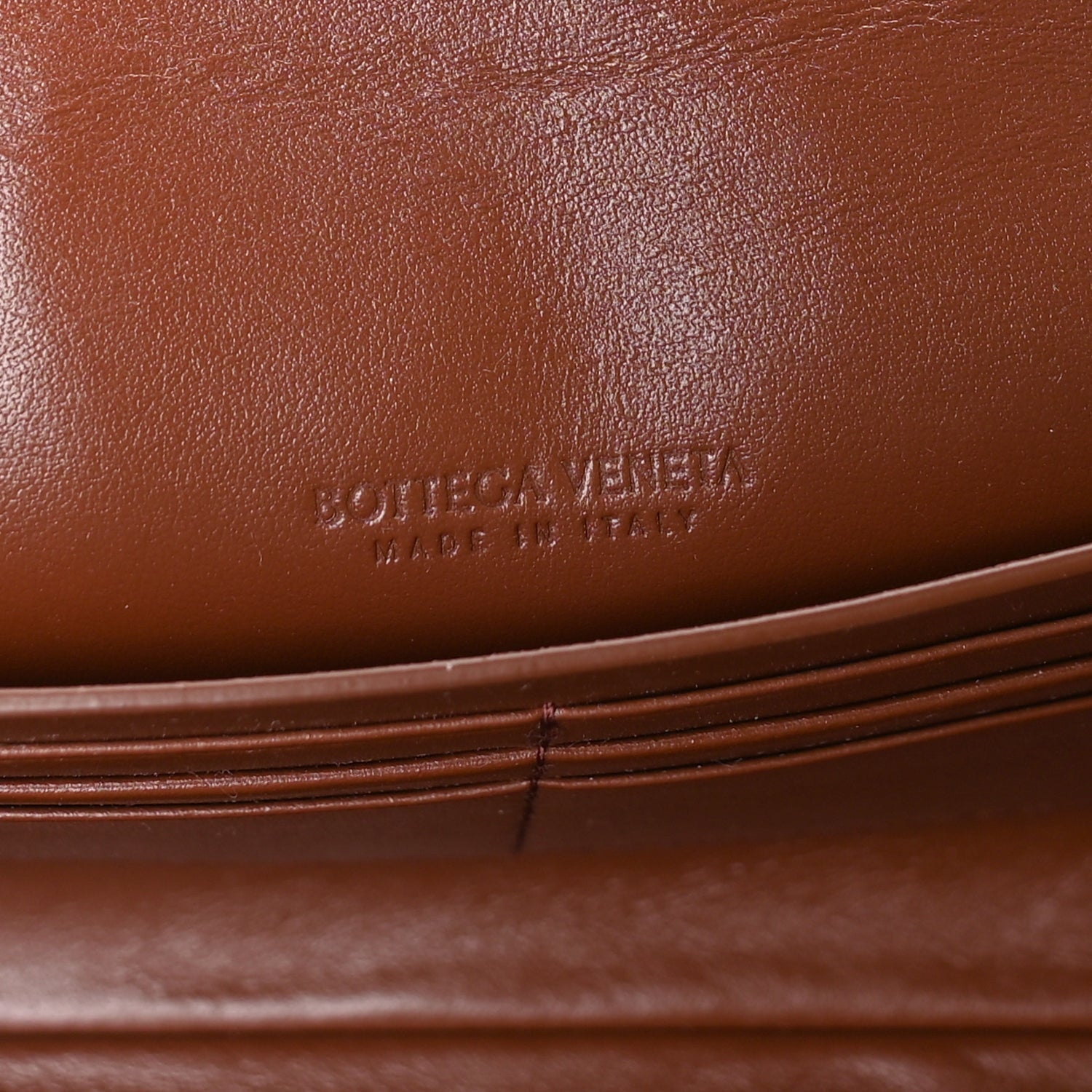 Bottega Veneta Nappa Intrecciato Long Andiamo Top Handle Clutch Sapele 5 of 8