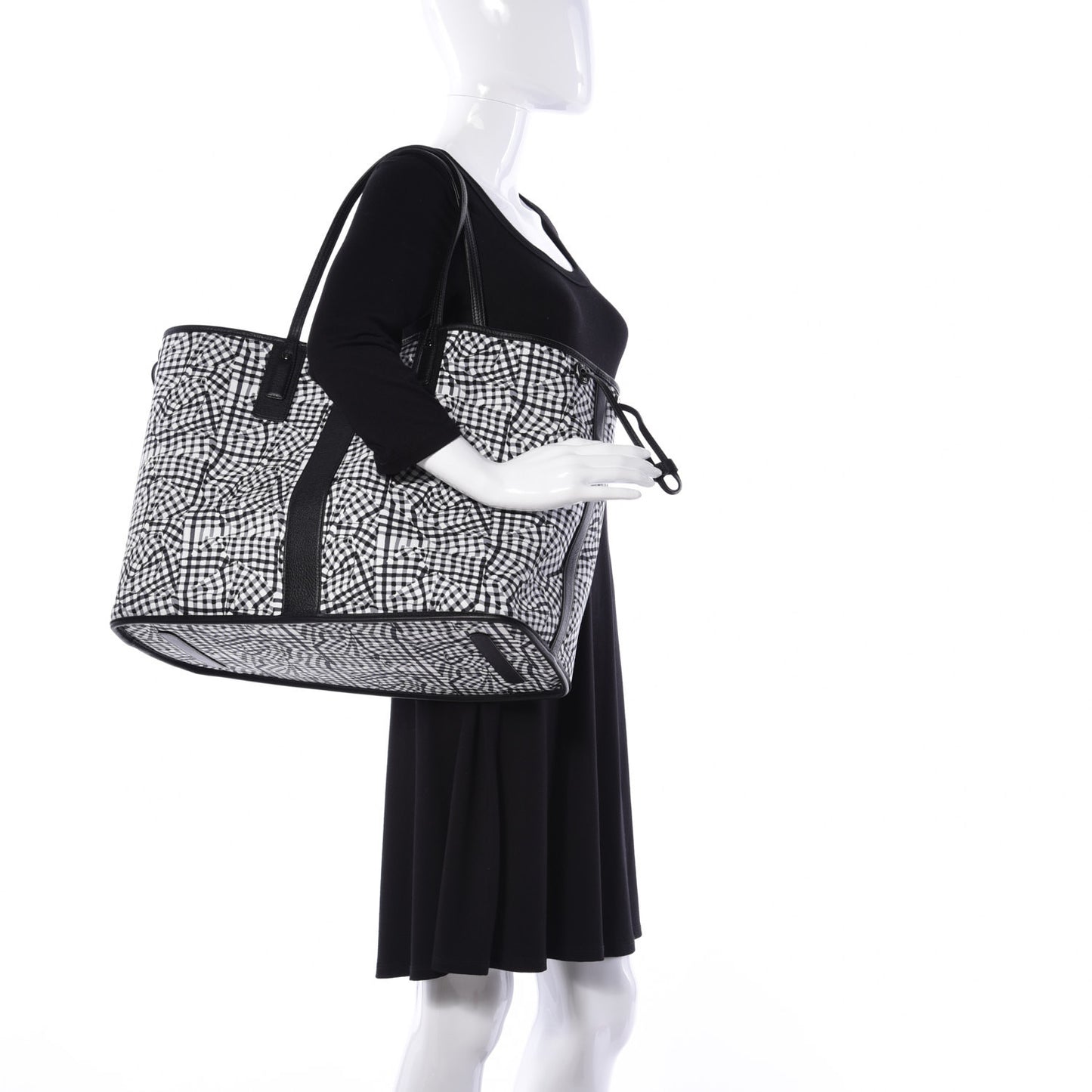 Visetos Large Liz Reversible Shopper Tote Black