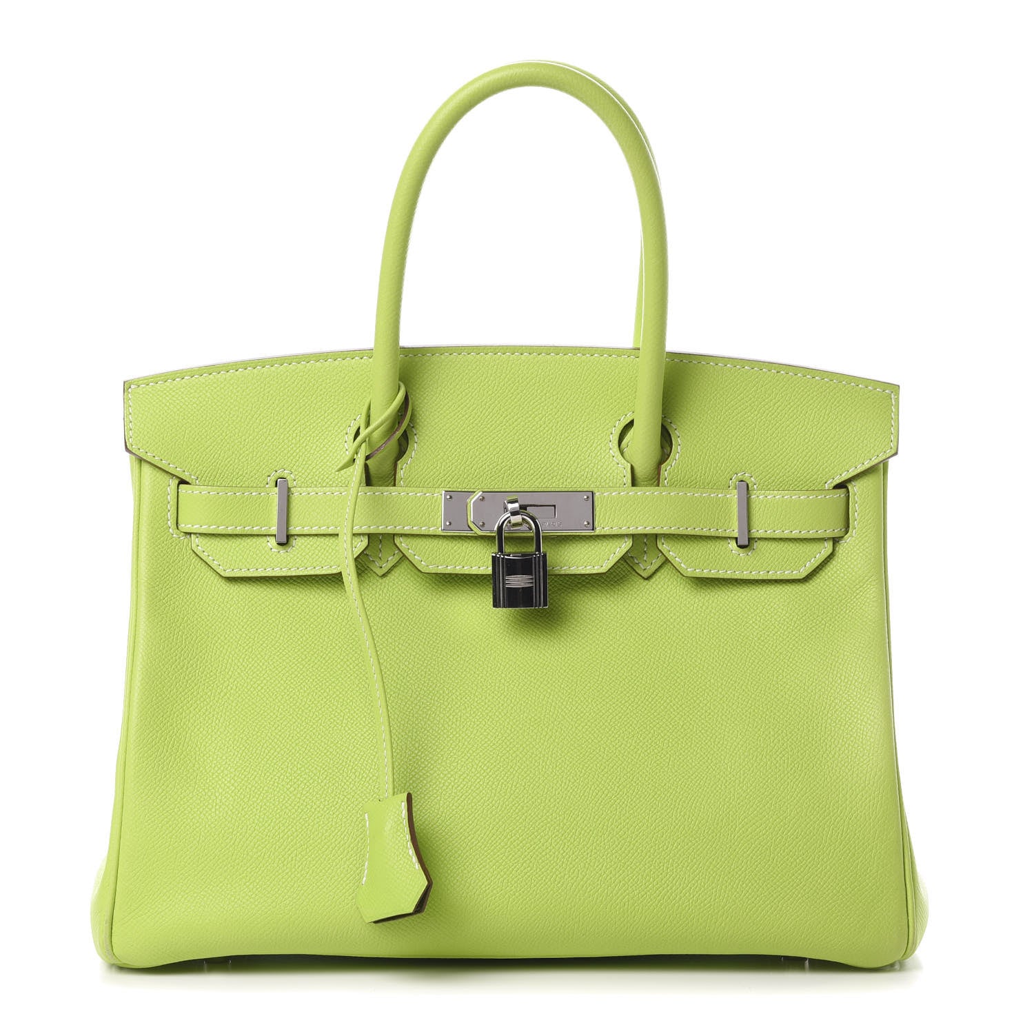 Hermes Epsom Candy Birkin 30 Kiwi Lichen 1 of 38