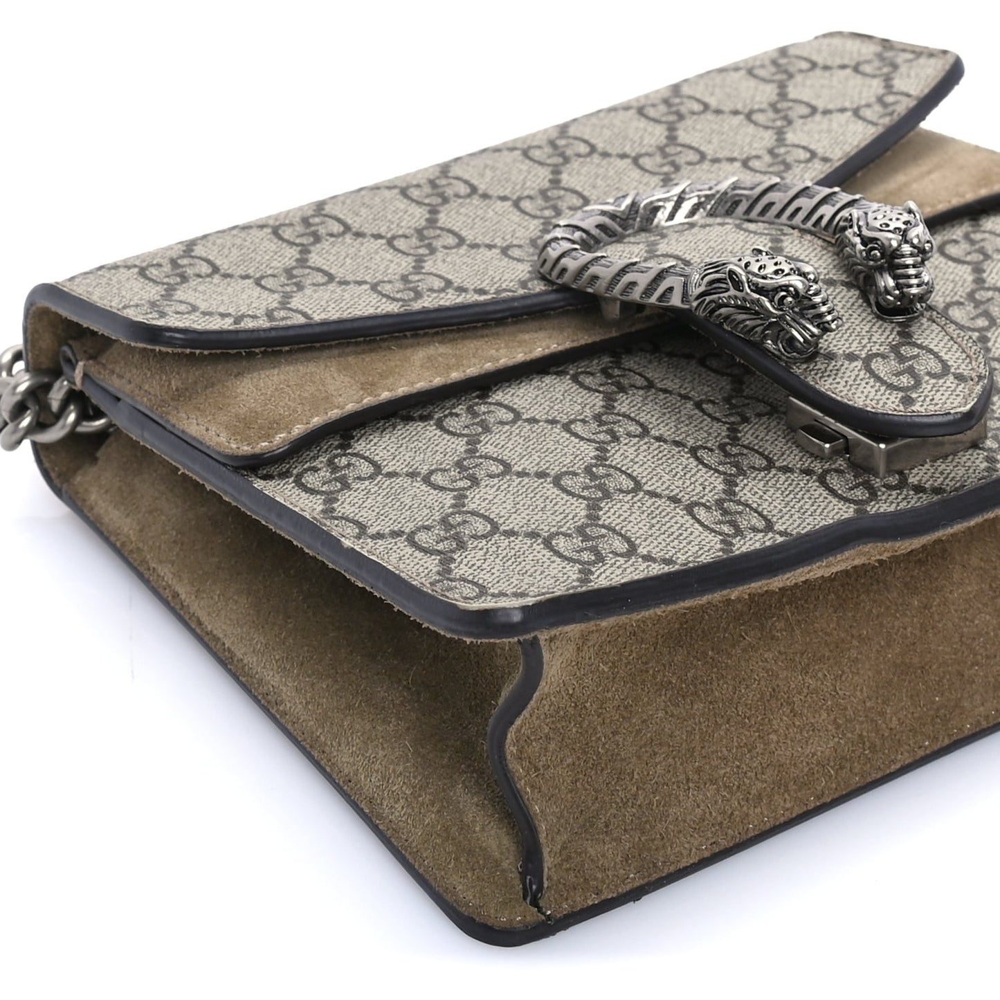 GG Supreme Monogram Mini Dionysus Shoulder Bag  Taupe