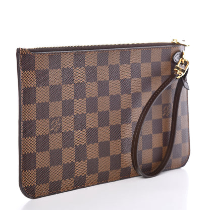Louis Vuitton Damier Ebene Neverfull MM GM Pochette 3 of 7