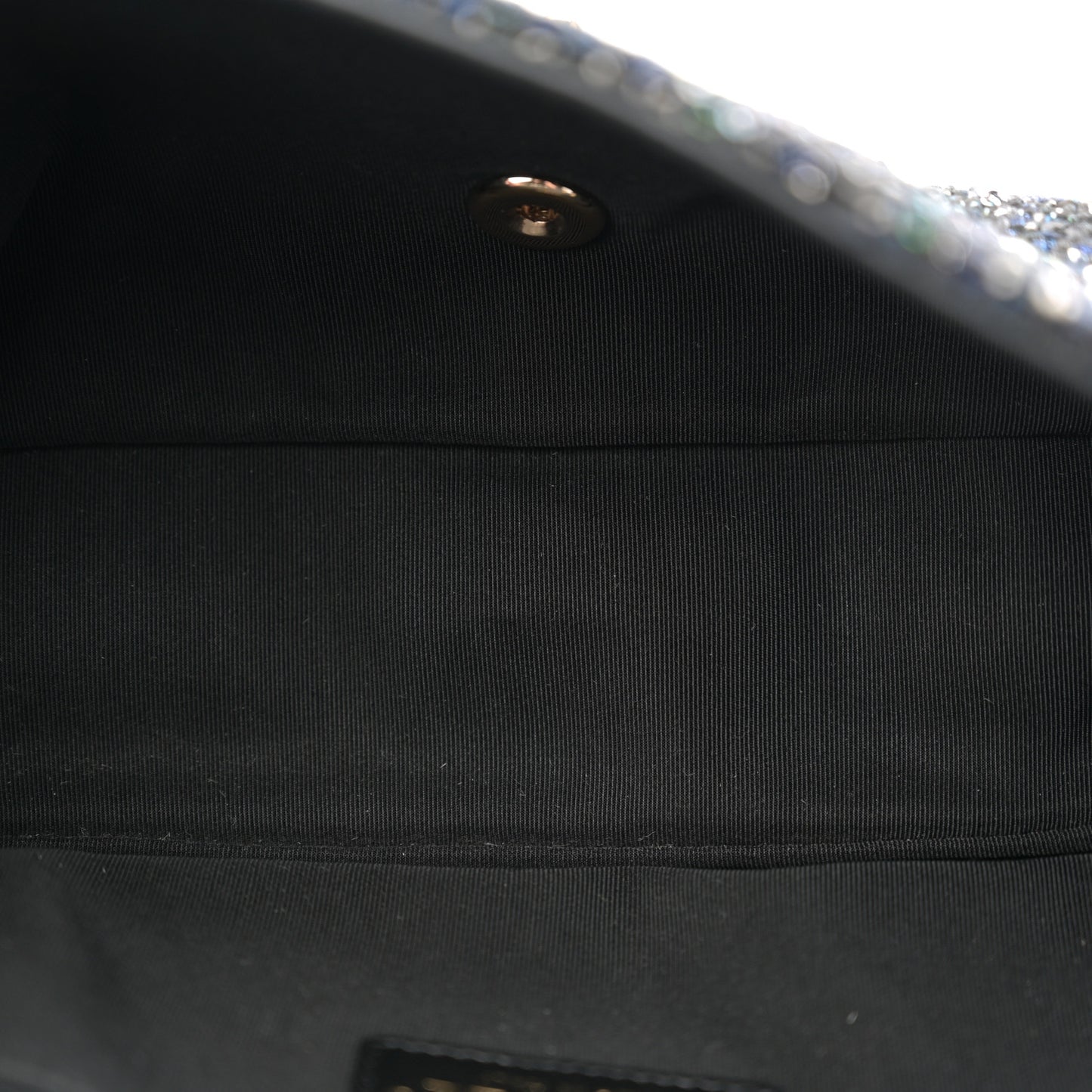 Tweed Medium Pearl Handle Flap Black Ecru