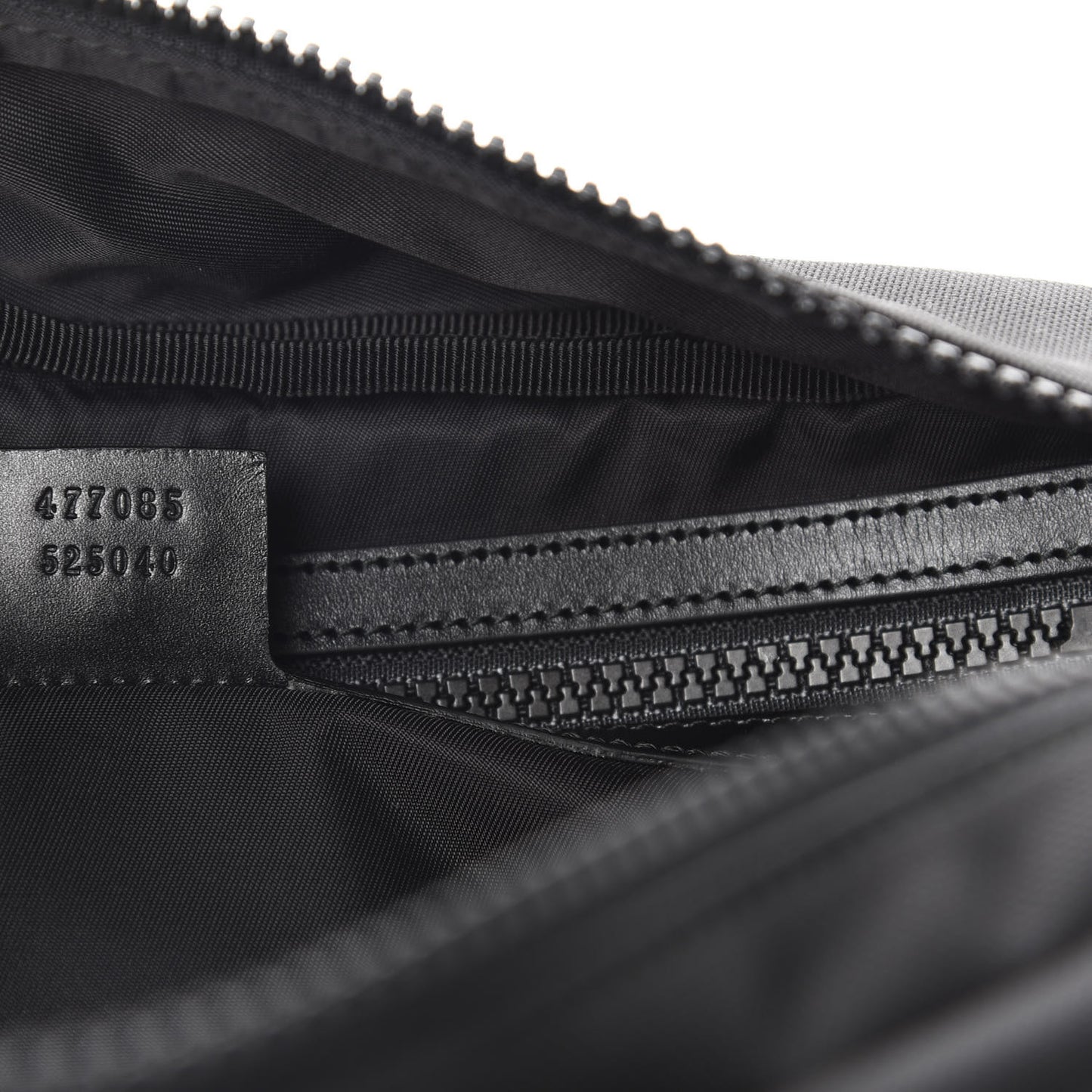 Techno Canvas Web Belt Bag Black