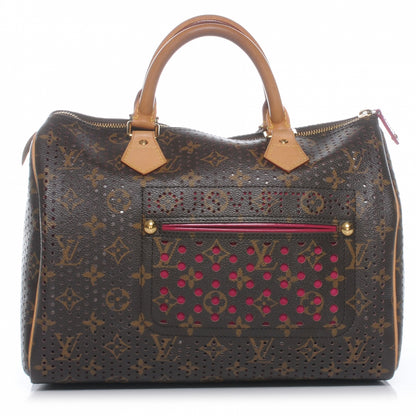 Louis Vuitton Monogram Perforated Speedy 30 Fuchsia 1 of 7
