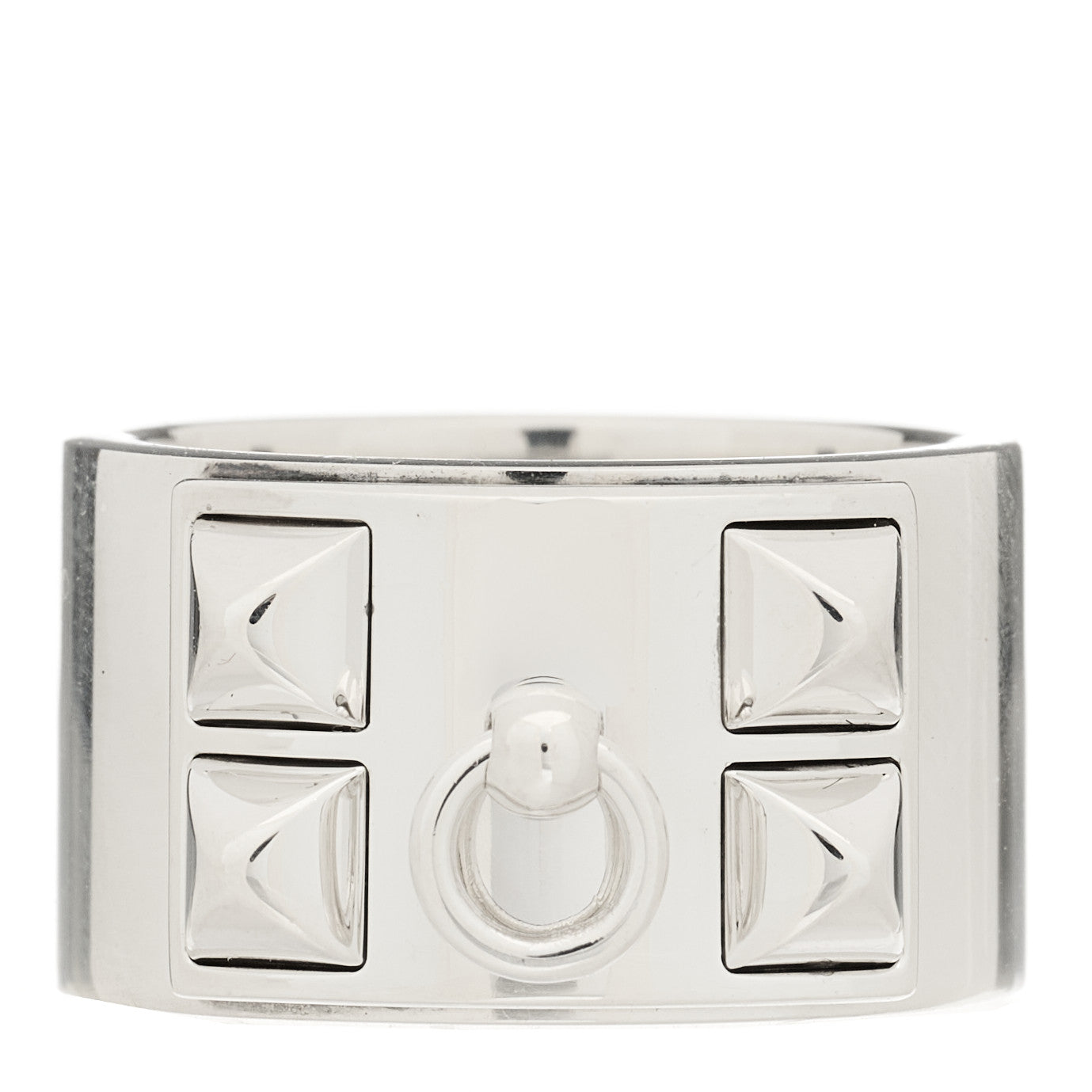 Sterling Silver Collier De Chien CDC Ring 54 7