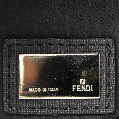 Fendi Zucca Spalmati Small Roll Tote Black 5 of 8