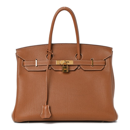 Hermes Togo Birkin 35 Gold 1 of 10