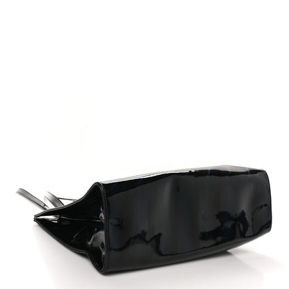 Telfar Patent Vegan Leather Medium Shopping Bag Black Rainbow 4 of 9