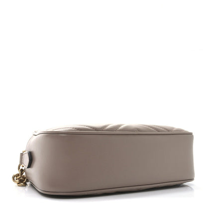 Gucci Calfskin Matelasse Small GG Marmont Chain Shoulder Bag Porcelain Rose 4 of 7