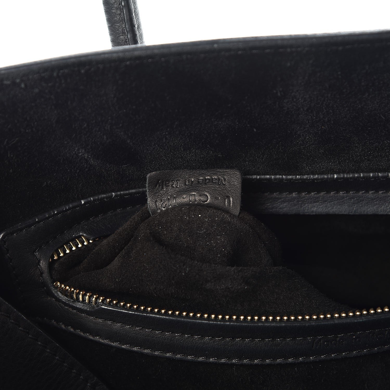Celine Supple Calfskin Medium Phantom Luggage Black 7 of 11