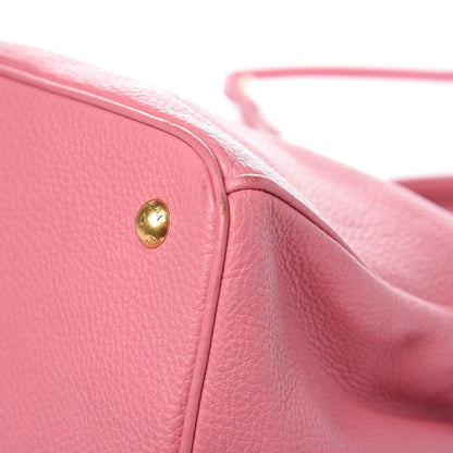 Prada Vitello Daino Tote Begonia 11 of 15