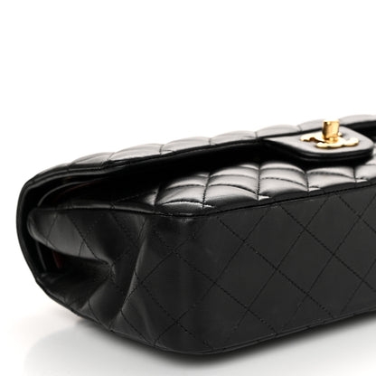 Chanel Lambskin Quilted Medium Double Flap Black 9 of 12