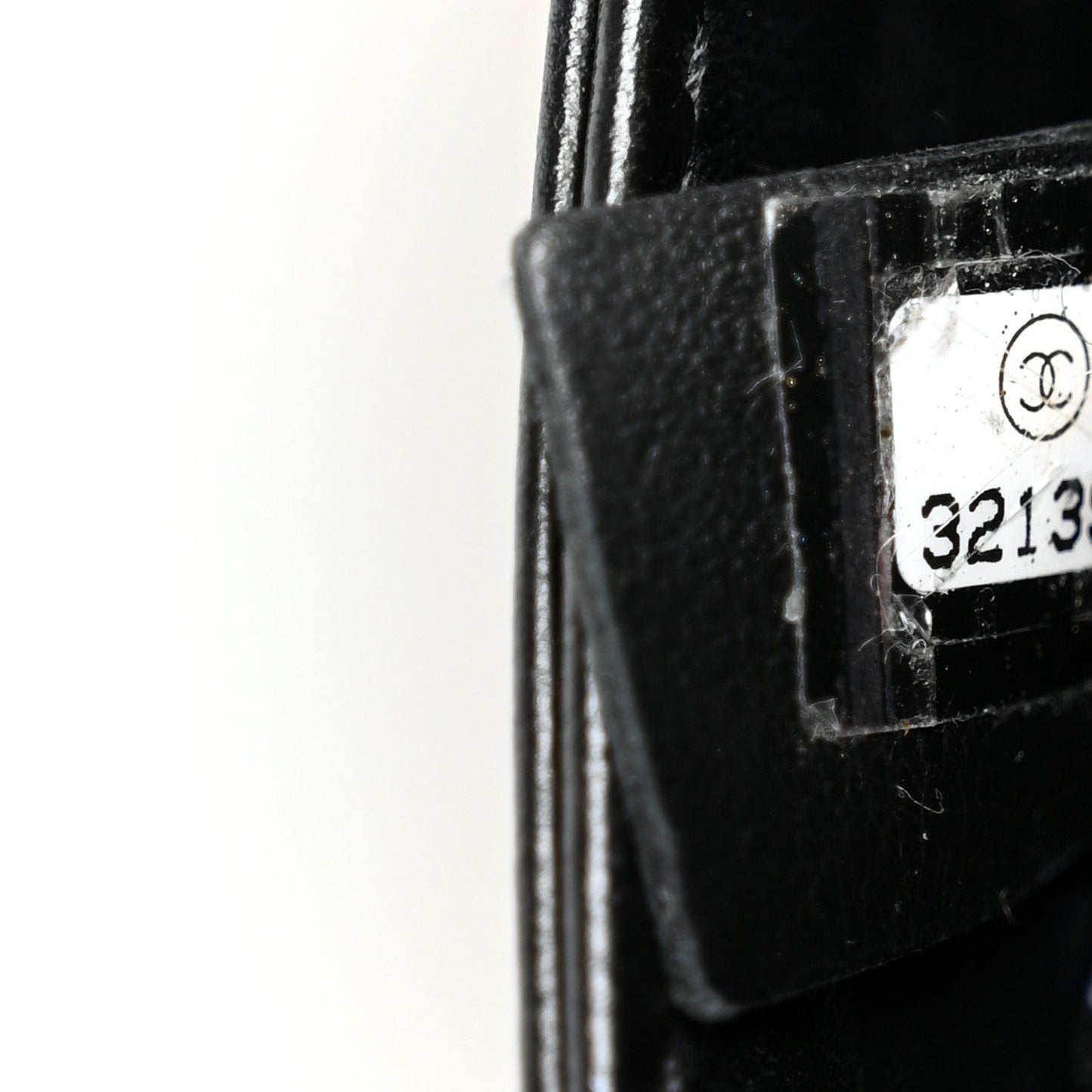 Calfskin Quilted CC Uniform Flap Belt Bag Black