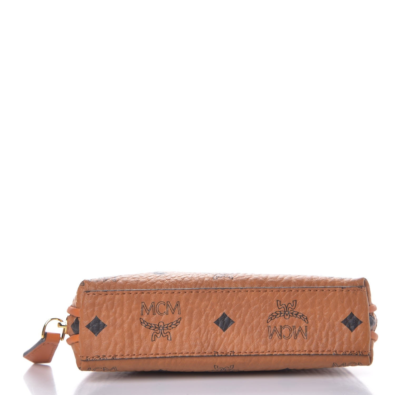 MCM Visetos Heritage Cosmetic Pouch Cognac 11 of 12