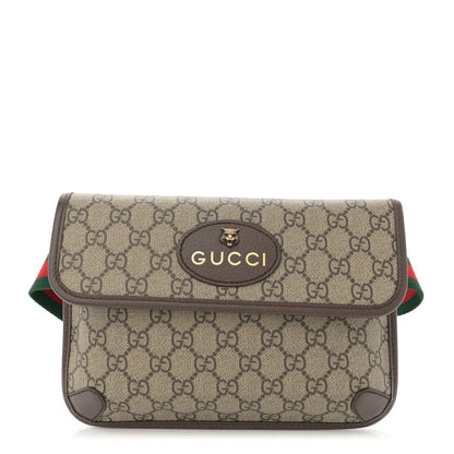 Gucci GG Supreme Monogram Neo Vintage Web Belt Bag Brown 1 of 7