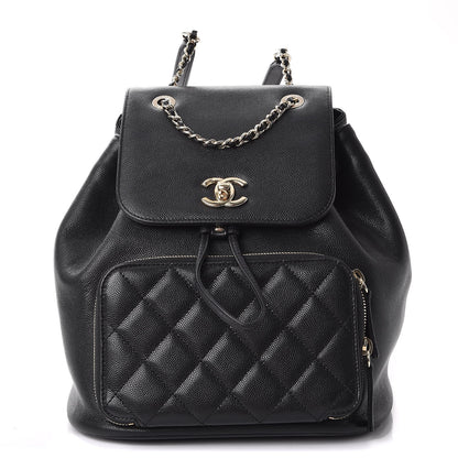Chanel Caviar Quilted Business Affinity Backpack Black 1 of 7