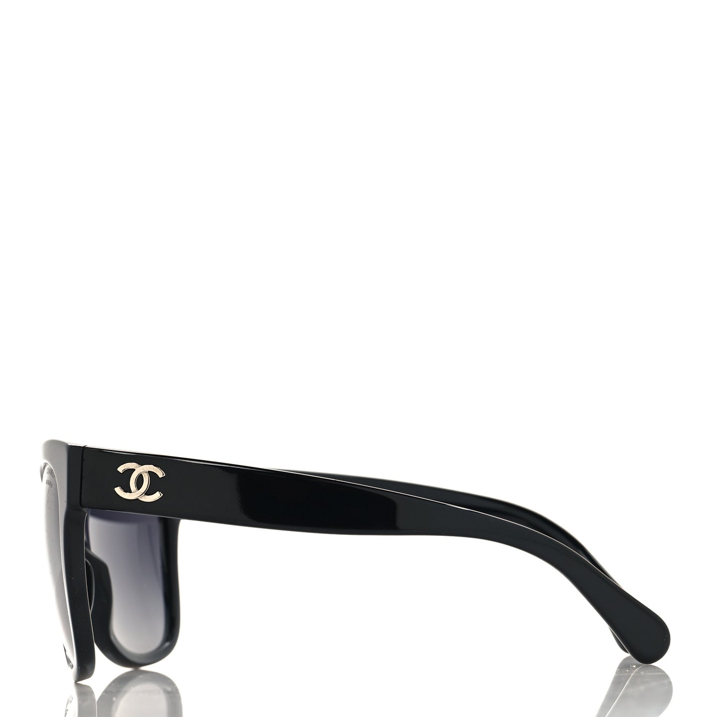 Acetate Polarized Square CC Sunglasses 5380 Black