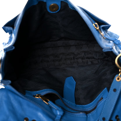 Proenza Schouler Lambskin Medium PS1 Satchel Peacock 4 of 13