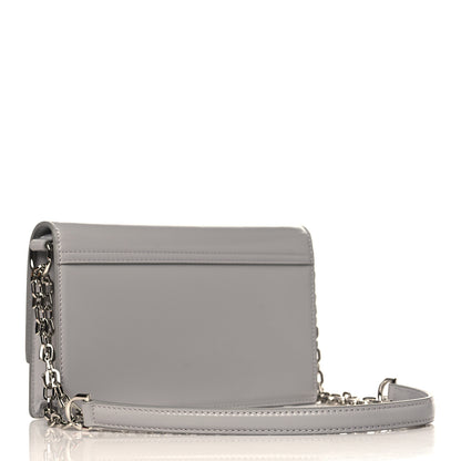 Givenchy Calfskin Medium 4G Chain Shoulder Bag Cloud Grey 3 of 8