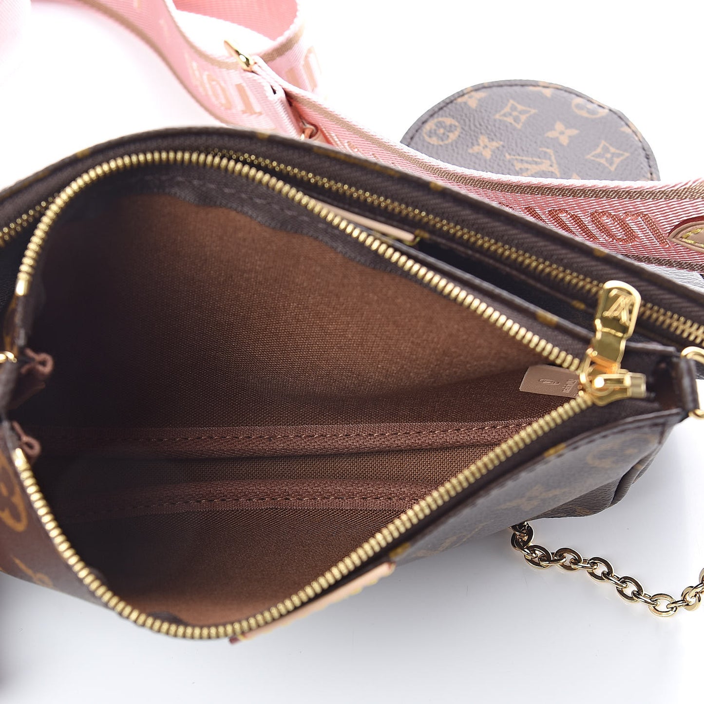 Monogram Multi Pochette Accessories Rose Clair