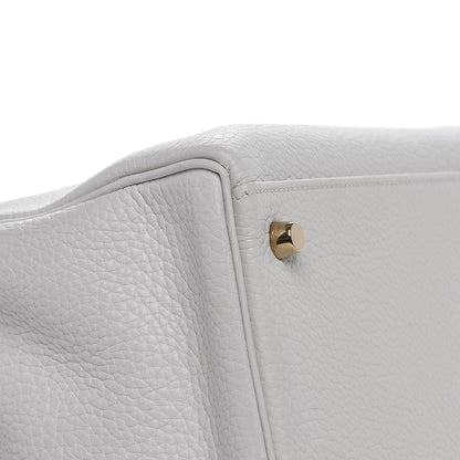 Hermes Taurillon Clemence Kelly Retourne 35 White 16 of 25