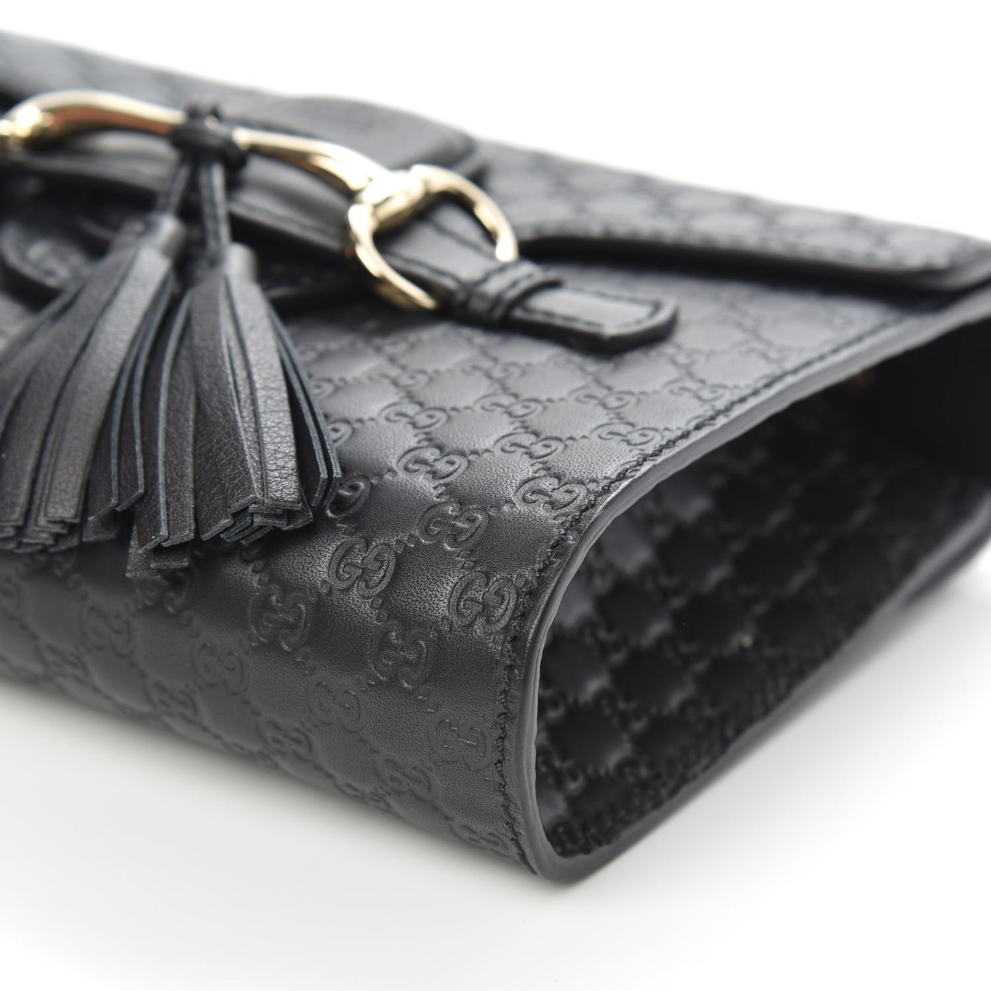 Microguccissima Mini Emily Shoulder Bag Black