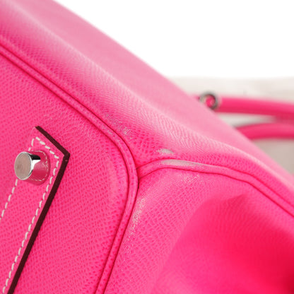 Hermes Epsom Candy Birkin 35 Rose Tyrien Rubis 7 of 27