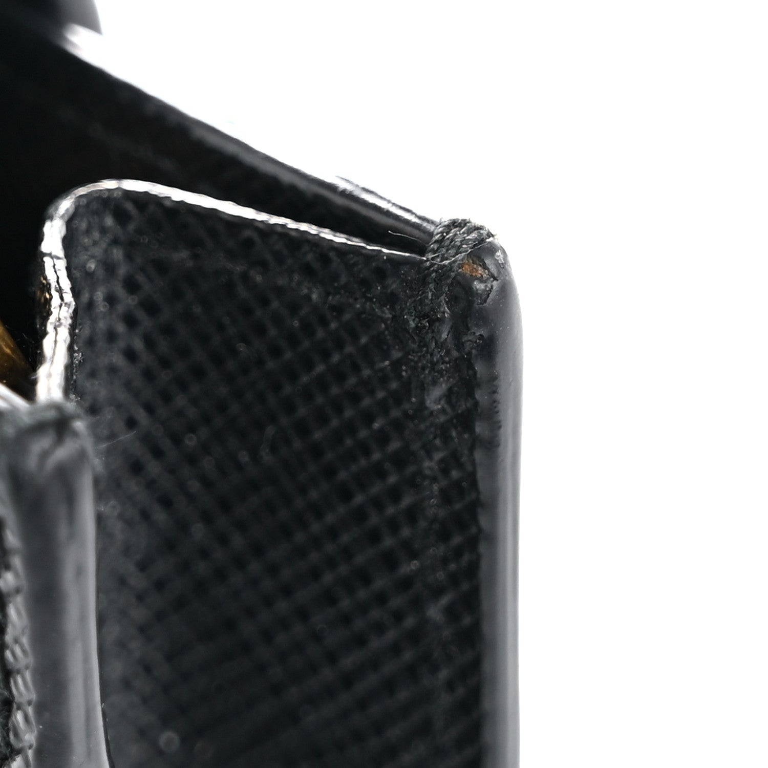 Prada Saffiano Metal Wristlet Wallet Black 13 of 13