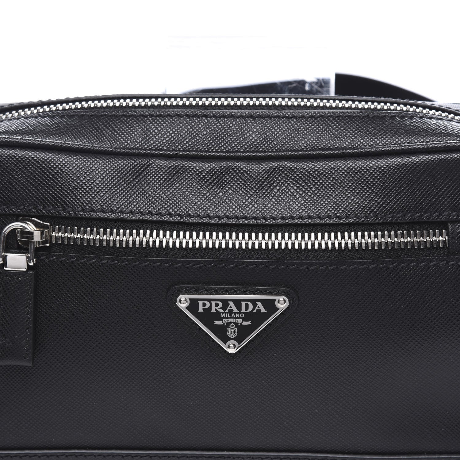 Prada Saffiano Belt Bag Black 8 of 8