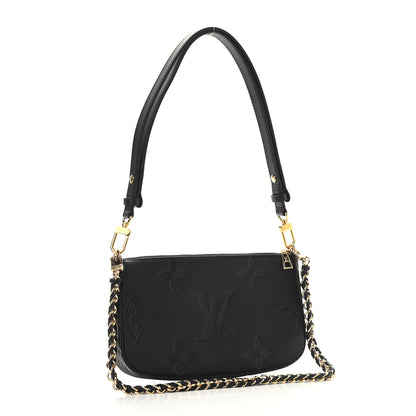 Louis Vuitton Empreinte Monogram Giant Multi Pochette Accessories Black 3 of 10