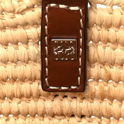 Loewe Raffia Small Square Basket Tote Bag Natural Tan 5 of 8