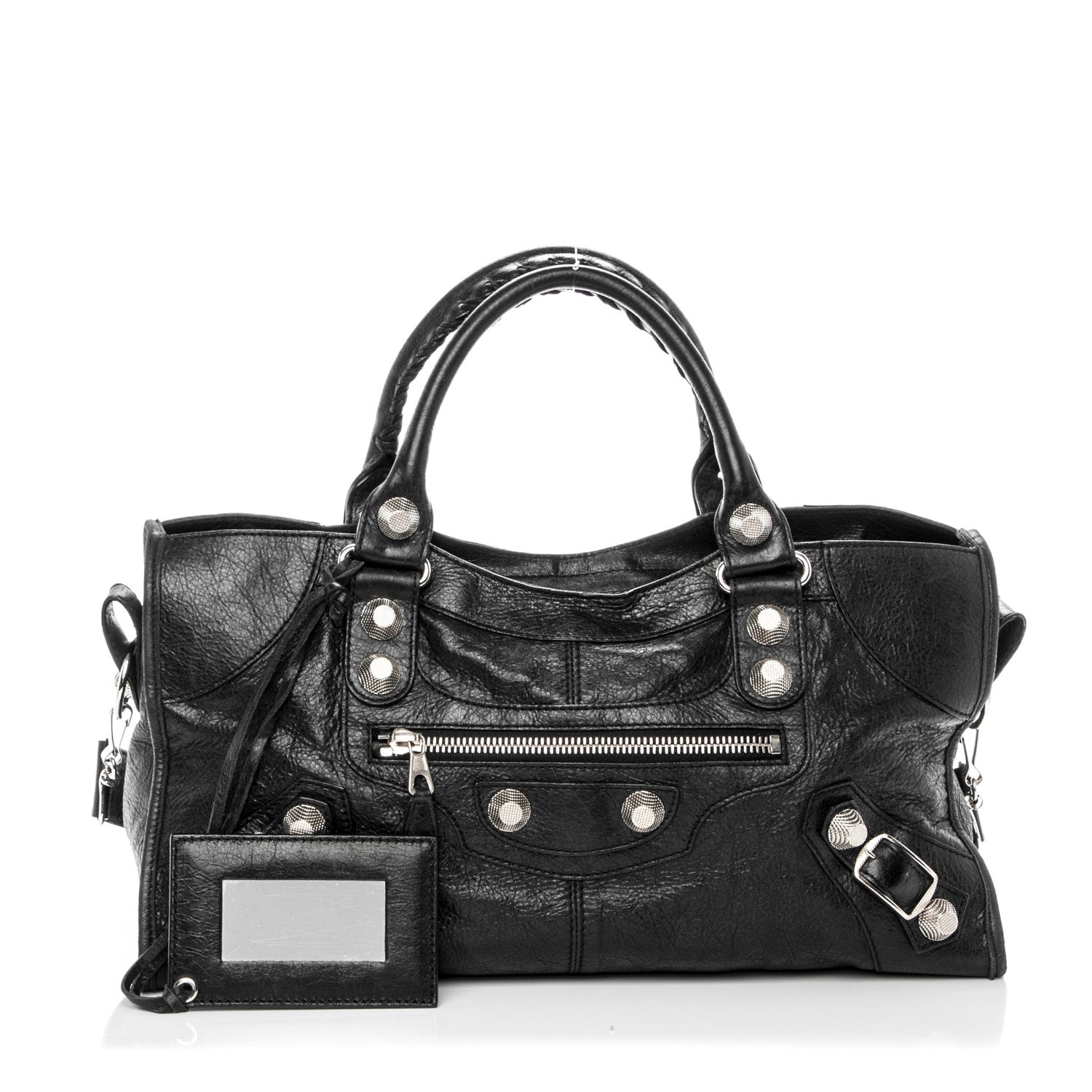 Balenciaga Agneau Giant 21 Silver Hardware Part Time Black 1 of 13