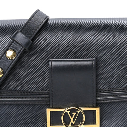 Louis Vuitton Epi Dauphine MM Black 6 of 7