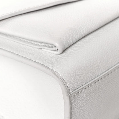 Louis Vuitton Soft Calfskin Mylockme Chain Bag BB White 8 of 16