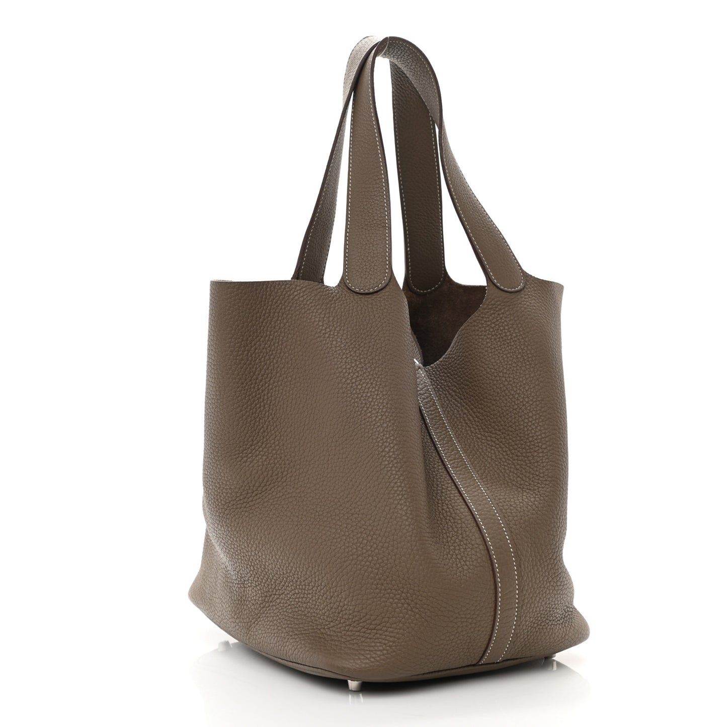 Taurillon Clemence Picotin Lock 26 GM Etoupe