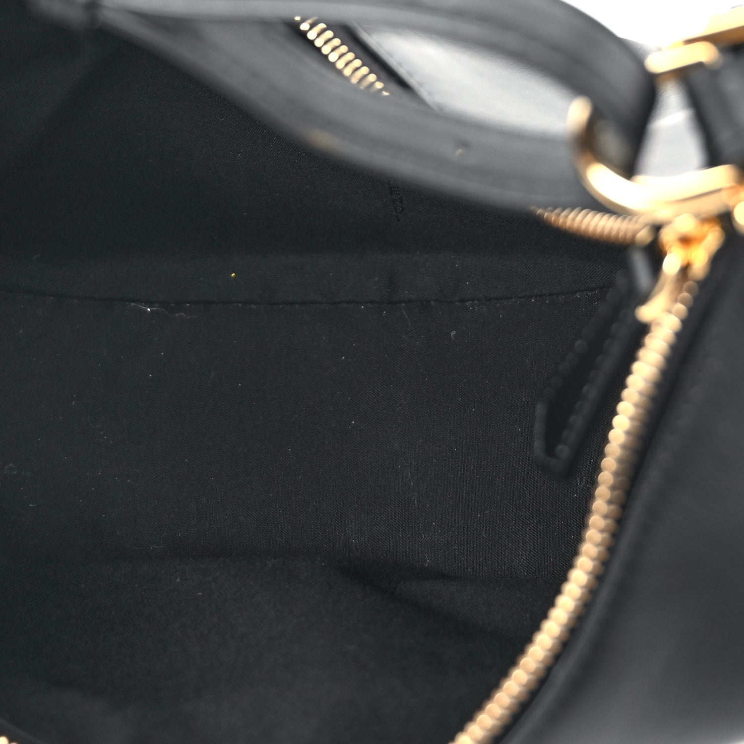Fendi Vitello Grace Matte Medium graphy Hobo Bag Black 4 of 6