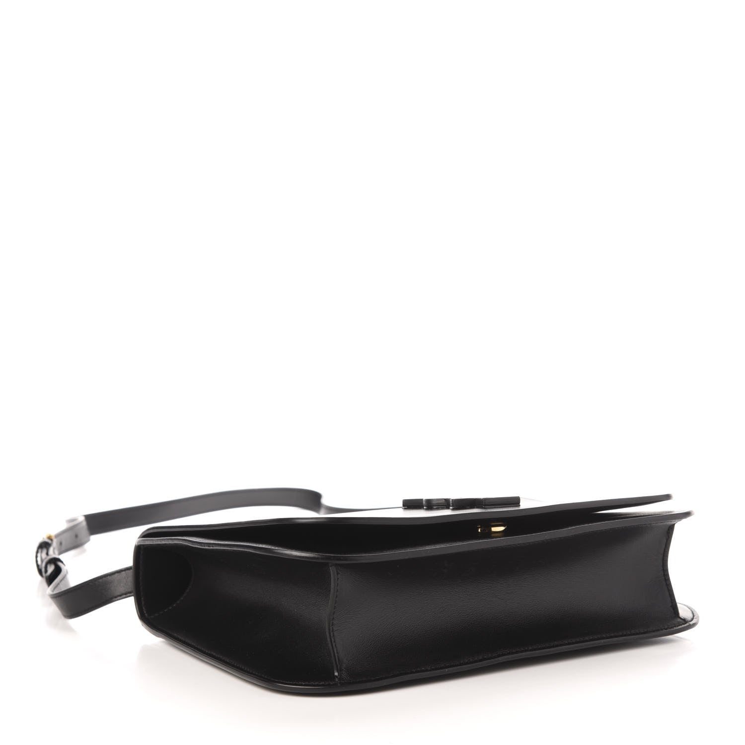 Saint Laurent Smooth Calfskin Monogram Medium Spontini Satchel Black 4 of 13