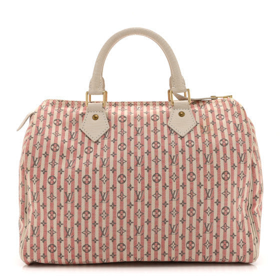 Louis Vuitton Mini Lin Croisette Speedy 30 Rouge 1 of 1