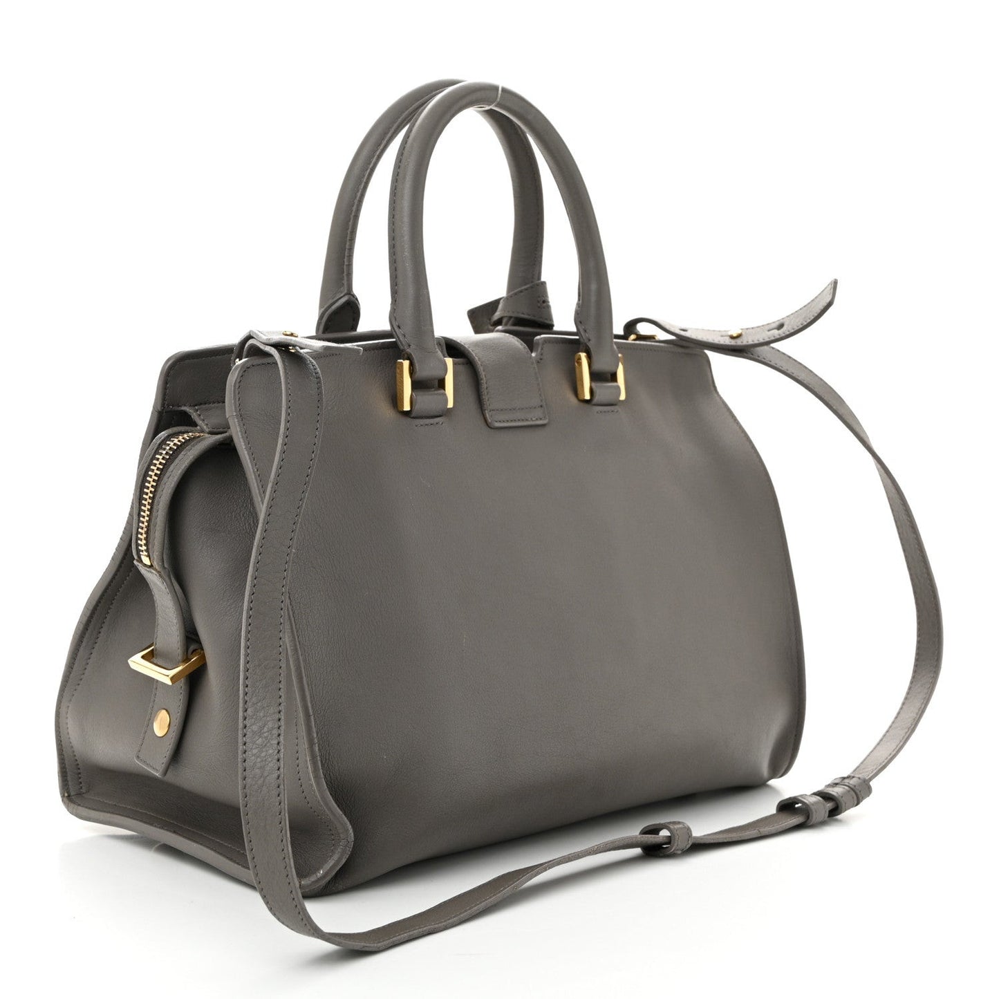 Calfskin Small Classic Y Cabas Grey