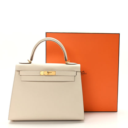 Hermes Epsom Kelly Sellier 28 Craie 11 of 11