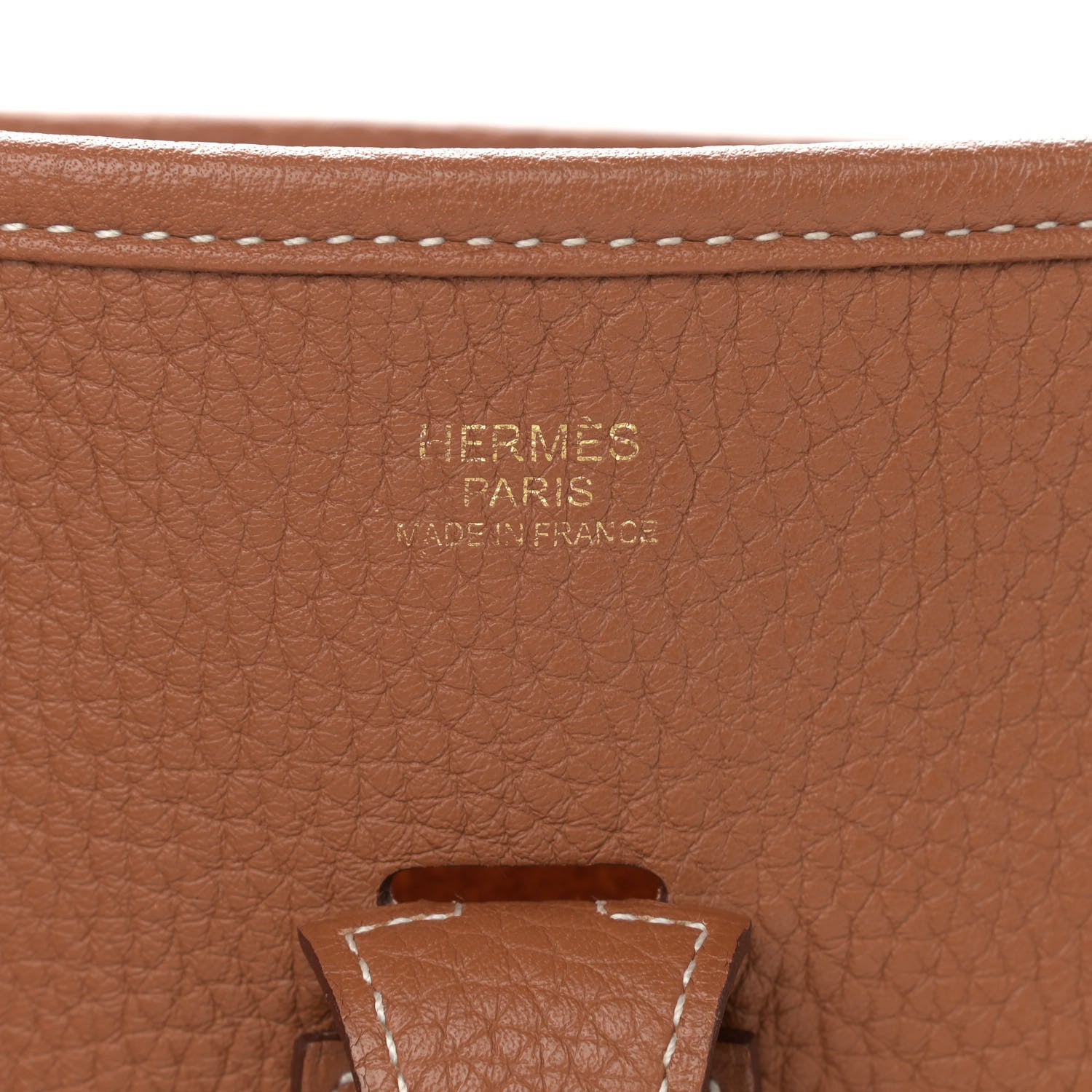 Hermes Taurillon Clemence Evelyne III PM Gold 6 of 12