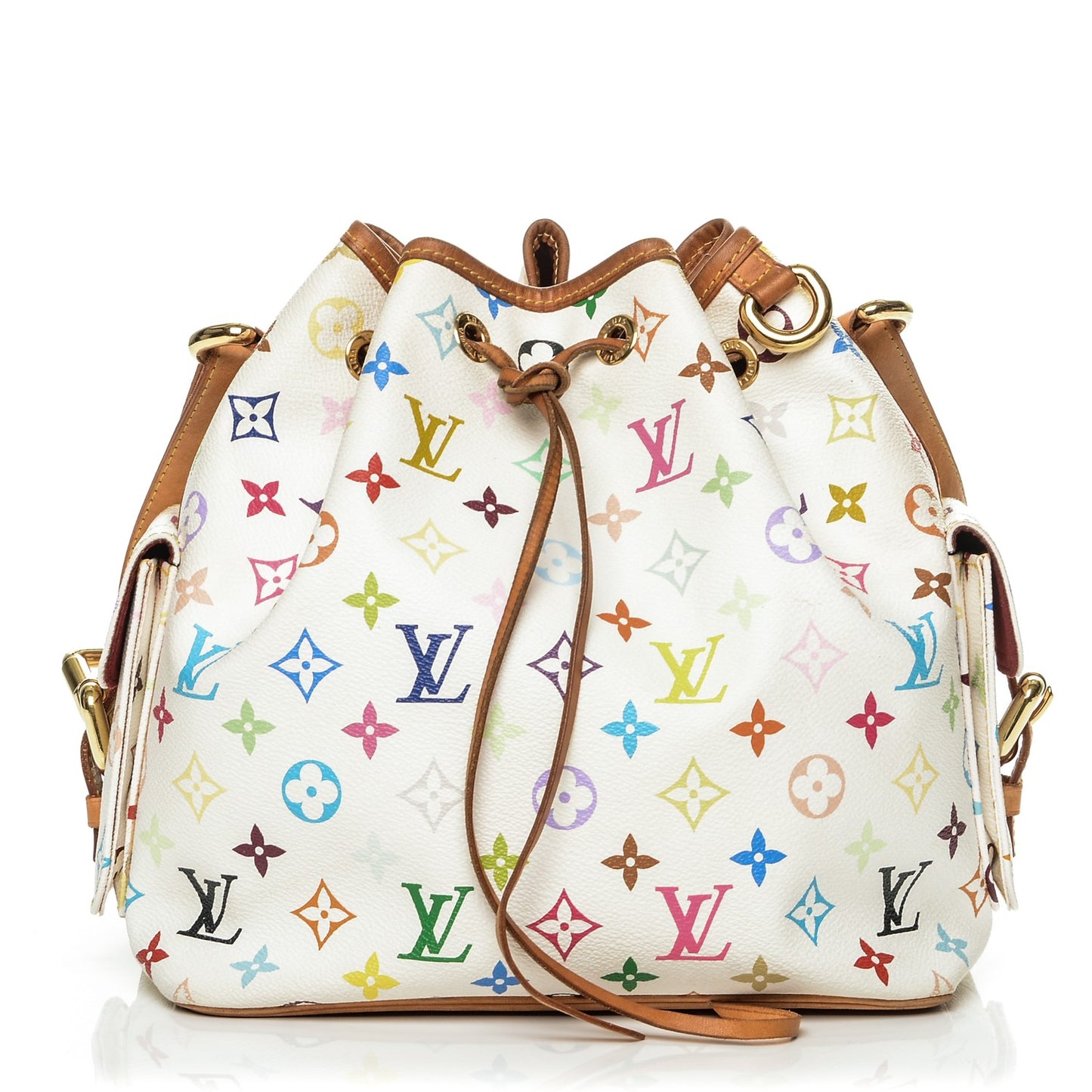 Monogram Multicolor Petit Noe White